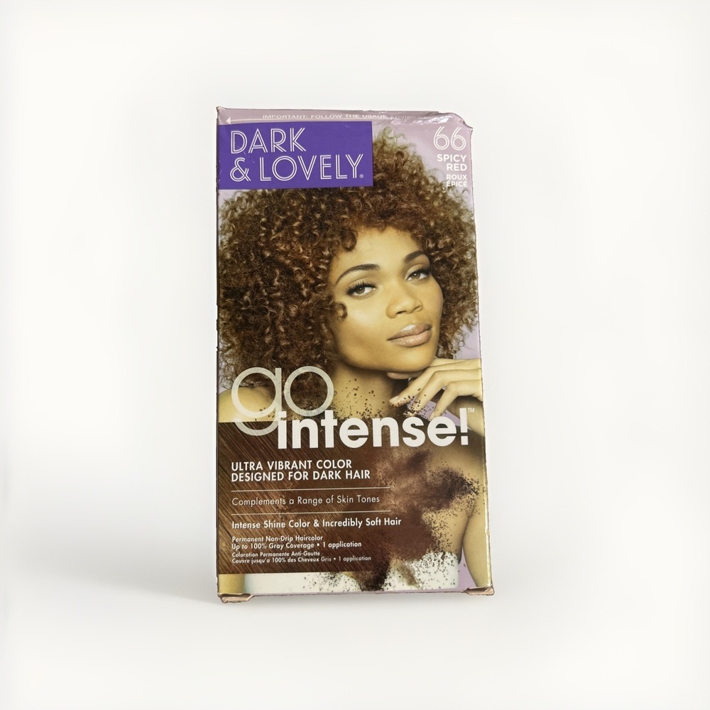 Dark & Lovely Go Intense! Ultra Vibrant Hair Color On Dark Hair - 66 Spicy Red